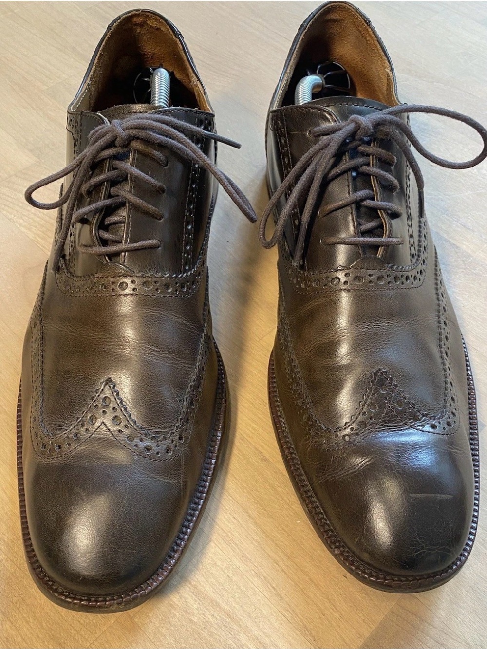 Cole Haan Williams Wingtip Oxfords Shoes - Size 12 Brown